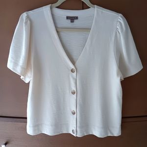 Lilla P Top, Size S, Cream